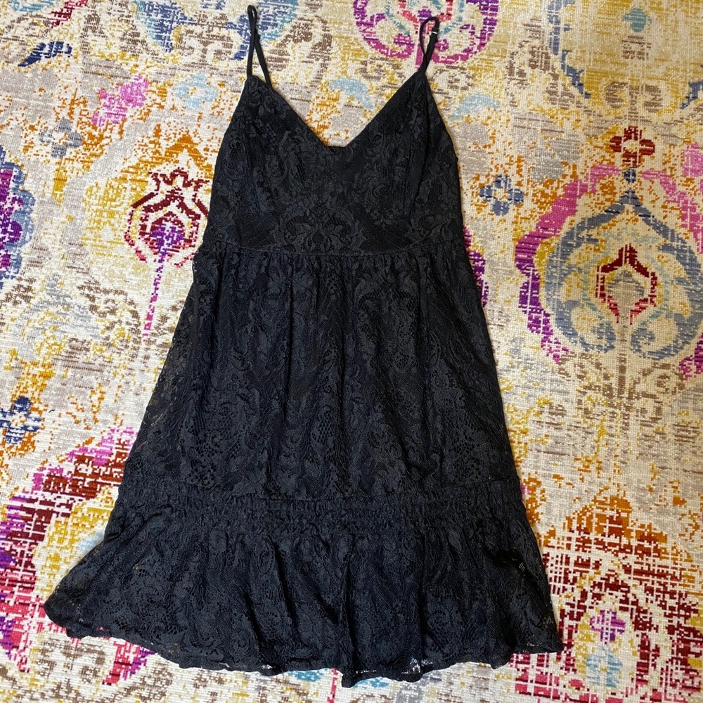 Lace Spaghetti Strap Dress